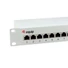 Kép 3/5 - Equip Patch panel - 208014 (12 port, Cat6, árnyékolt, szürke)