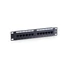 Kép 1/5 - Equip Patch Panel - 208015 (12 port, Cat5e, 1U, árnyékolatlan, fekete)