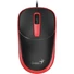Kép 1/4 - Genius DX-123  optikai USB egér fekete-piros