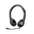 Kép 2/6 - Sandberg Fejhallgató - MiniJack Chat Headset Saver (mikrofon; 3,5mm jack; hangerő szabályzó; 1,8m kábel; fekete)