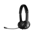 Kép 1/6 - Sandberg Fejhallgató - MiniJack Chat Headset Saver (mikrofon; 3,5mm jack; hangerő szabályzó; 1,8m kábel; fekete)