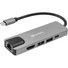 Kép 1/2 - Sandberg 5-in-1 Travel Dock Saver 5-port 100W USB-C dokkoló szürke