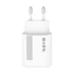 Kép 4/6 - S-Link Hálózati töltő - SL-EC50 (2xUSB, 5V / 2.4A, 12W, Gyorstöltés, Micro-USB 100cm adat + töltőkábel, fehér)
