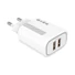 Kép 6/6 - S-Link Hálózati töltő - SL-EC50 (2xUSB, 5V / 2.4A, 12W, Gyorstöltés, Micro-USB 100cm adat + töltőkábel, fehér)