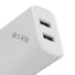 Kép 5/8 - S-Link Telefon töltő - SL-EC50T (2db USB, 5V / 2.4A, 12W, Gyorstöltés, USB Type-C, 100cm adat + töltőkábel, fehér)