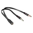 Kép 1/4 - S-Link Átalakító - SL-TA68 (Audio elosztó, Bemenet: 3,5mm Jack anya, Kimenet: 3,5 Jack apa, fekete)