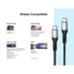Kép 1/6 - Manhattan Kábel - USB-C Male to USB-C Male kábel, 2m, PD3.1, 8K@60Hz, 240W / 5A, Fekete