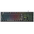 Kép 1/4 - Everest Gamer Billentyűzet - KB-188 Borealis Rainbow (N-key, USB, fekete, magyar, RGB LED)