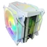 Kép 2/4 - Rampage CPU Cooler - OCTAGON C60 (max 40dB, 96,84 m3 / h, 4 pin csatlakozó, 2x12cm, A-RGB, LED, Fehér)