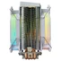 Kép 3/4 - Rampage CPU Cooler - OCTAGON C60 (max 40dB, 96,84 m3 / h, 4 pin csatlakozó, 2x12cm, A-RGB, LED, Fehér)