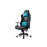 Kép 1/3 - Sharkoon Gamer szék - Skiller SGS4 Black / Blue (állítható háttámla / magasság; 4D kartámasz; PVC; aluminium talp; 150kg-ig)