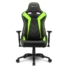 Kép 2/6 - Sharkoon Gamer szék - Elbrus 3 Black / Green (állítható magasság; állítható kartámasz; műbőr; acél talp; 150kg-ig)