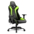 Kép 3/6 - Sharkoon Gamer szék - Elbrus 3 Black / Green (állítható magasság; állítható kartámasz; műbőr; acél talp; 150kg-ig)