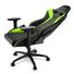 Kép 5/6 - Sharkoon Gamer szék - Elbrus 3 Black / Green (állítható magasság; állítható kartámasz; műbőr; acél talp; 150kg-ig)