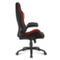 Kép 5/6 - Sharkoon Gamer szék - Elbrus 1 Black / Red (állítható magasság; fix kartámasz; szövet; acél talp; 120kg-ig)