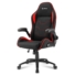 Kép 1/6 - Sharkoon Gamer szék - Elbrus 1 Black / Red (állítható magasság; fix kartámasz; szövet; acél talp; 120kg-ig)