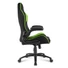 Kép 5/6 - Sharkoon Gamer szék - Elbrus 1 Black / Green (állítható magasság; fix kartámasz; szövet; acél talp; 120kg-ig)