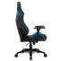 Kép 4/6 - Sharkoon Gamer szék - Elbrus 2 Black / Blue (állítható magasság; állítható kartámasz; műbőr; acél talp; 150kg-ig)