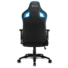 Kép 6/6 - Sharkoon Gamer szék - Elbrus 2 Black / Blue (állítható magasság; állítható kartámasz; műbőr; acél talp; 150kg-ig)