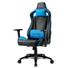 Kép 1/6 - Sharkoon Gamer szék - Elbrus 2 Black / Blue (állítható magasság; állítható kartámasz; műbőr; acél talp; 150kg-ig)