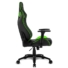 Kép 4/6 - Sharkoon Gamer szék - Elbrus 2 Black / Green (állítható magasság; állítható kartámasz; műbőr; acél talp; 150kg-ig)