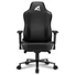 Kép 2/8 - Sharkoon Gamer szék - Skiller SGS40 Black (állítható magasság; állítható kartámasz; szövet; acél talp; 150kg-ig)