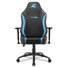 Kép 2/5 - Sharkoon Gamer szék - Skiller SGS20 Black / Blue (állítható magasság; állítható kartámasz; szövet; acél talp; 120kg-ig)