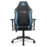 Kép 2/5 - Sharkoon Gamer szék - Skiller SGS20 Black / Blue (állítható magasság; állítható kartámasz; szövet; acél talp; 120kg-ig)