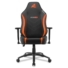 Kép 2/5 - Sharkoon Gamer szék - Skiller SGS20 Black / Orange (állítható magasság; állítható kartámasz; szövet; acél talp; 120kg-ig)
