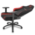 Kép 5/6 - Sharkoon Gamer szék - Skiller SGS20 Fabric Red (állítható magasság; állítható kartámasz; szövet; acél talp; 120kg-ig)