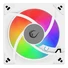 Kép 6/7 - Rampage Cooler 12cm - 7C-120B (max 21,2 dBA, 65,41 m3 / h, ház hűtésre, A-RGB LED, fehér)