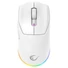 Kép 1/7 - Rampage Vezeték Nélküli Egér - PROTE M5 (Pixart PAW3311, Huano 80M, 2400DPI, 400mAh, 6 gomb, RGB, Type-C, fehér)