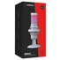 Kép 8/8 - Rampage Mikrofon - BEMOL (USB, PC / MAC / Android, zajelnyomó, állvány, fehér, 2m kábel, RGB)