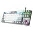 Kép 3/5 - Rampage Billentyűzet - SNUG K14 Black US (Vezetékes, Mechanikus, Blue switch, angol, fekete, RGB LED)
