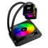Kép 5/9 - Rampage CPU Water Cooler - INFINITE V120 (Mágneses kijelző, 36,9dB max., 98,54 m3 / h; 12cm, A-RGB LED, fekete)