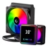 Kép 6/9 - Rampage CPU Water Cooler - INFINITE V120 (Mágneses kijelző, 36,9dB max., 98,54 m3 / h; 12cm, A-RGB LED, fekete)