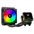 Kép 7/9 - Rampage CPU Water Cooler - INFINITE V120 (Mágneses kijelző, 36,9dB max., 98,54 m3 / h; 12cm, A-RGB LED, fekete)