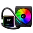 Kép 8/9 - Rampage CPU Water Cooler - INFINITE V120 (Mágneses kijelző, 36,9dB max., 98,54 m3 / h; 12cm, A-RGB LED, fekete)