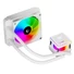 Kép 4/9 - Rampage CPU Water Cooler - INFINITE V120 (Mágneses kijelző, 36,9dB max., 98,54 m3 / h; 12cm, A-RGB LED, fehér)