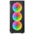Kép 2/6 - Everest Számítógépház - X-RACER (fekete; üveg; ATX; alsó táp; 4x120mm RGB, 1xUSB3.0 + 2xUSB2.0)
