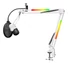 Kép 4/7 - Rampage Mikrofon - ARPEJ (állvány, RGB, kardioid, 50 Hz–18 kHz, fehér)