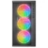 Kép 2/7 - Rampage Számítógépház - VEGA V2 (fekete; üveg; mATX; alsó táp; 4x120mm RGB, 1xUSB3.0 + 2xUSB2.0)