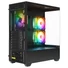 Kép 6/6 - Rampage Számítógépház - CALIBRE (fekete; üveg; mATX; alsó táp; 3x120mm RGB, 1xUSB3.0 + 2xUSB2.0)