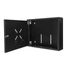 Kép 1/3 - S-Link DVR szekrény - SL-DVR01 fali kivitel (450x350x100mm, ablakos, Flatpack, Fekete)