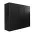 Kép 3/3 - S-Link DVR szekrény - SL-DVR02 fali kivitel (550x450x150mm, ablakos, Flatpack, Fekete)