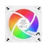 Kép 6/7 - Rampage Cooler 12cm - 7C-120BR (max 21,2 dBA, Reverse, 65,41 m3 / h, ház hűtésre, A-RGB LED, fehér)