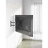 Kép 2/4 - Manhattan TV állvány - Fali, dönthető, forgatható, TV állvány Fekete (max.VESA:400x400)(23"-55"-ig)
