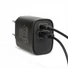 Kép 2/3 - Delight Telefon töltő  - 1db Type-C + 1db USB PD20W gyorstöltéssel, Fekete