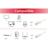 Kép 3/4 - Equip Kábel - 603001 (UTP patch kábel, CAT6A, Réz, LSOH, 10Gb / s, fehér, 0,5m)