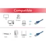 Kép 3/4 - Equip Kábel - 603031 (UTP patch kábel, CAT6A, Réz, LSOH, 10Gb / s, kék, 0,5m)